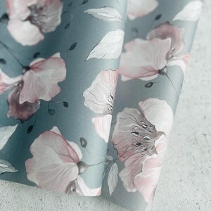 Carta velina Fiori Grigi 50 x 70 cm 10 pezzi PRODUZIONE PROPRIA packaging, confezioni regalo, carta da regalo, confezionamento ordini