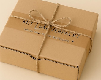 Papierklebeband Klebeband •mit Liebe verpackt• handmade Eigenproduktion 50 mm x 55m