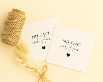 Card • Made with lots of love, linen paper • OWN PRODUCTION