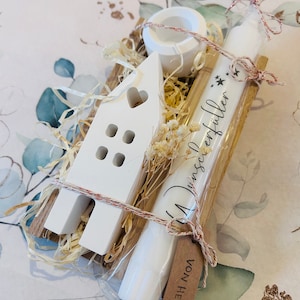 Set regalo Raysin con candela inclusa scritta