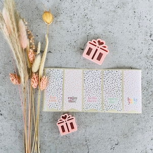 Sticker Glitter Etiketten Bestellung Geschenk Danke Handmade Business Verpacken Verkäufer