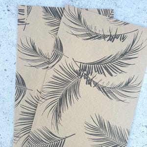 Sac en papier palmiers papier kraft sacs cadeaux d'anniversaire emballage sac plat sacs de fête d'anniversaire pour enfants sacs en papier