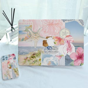 Estuche para MacBook Air 15/13 M4 A3240 A3241 con diseño de collage de recortes, ideal para Mac Pro 13, 14, 15 y 16 pulgadas (2024 M3, M2 y M1)