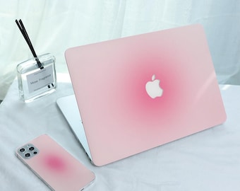 Blush Pink Solid Color MacBook Hard Protective Case Laptop Cover