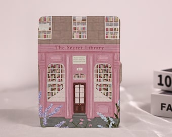 The Library Aesthetic Kindle Cover for Paperwhite 12th/11th/10th Gen, Scribe, Ereader Case for Kobo Clara BW/Libra Color, Book Lover Gift