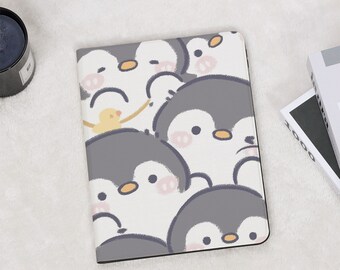 Cartoon Penguin iPad Case For Apple iPad 9.7" 10.2" 10.5" 11 inch iPad Air 3 4 5 iPad mini 6 5 4 3 iPad Pro 2022 2021 2020 Case