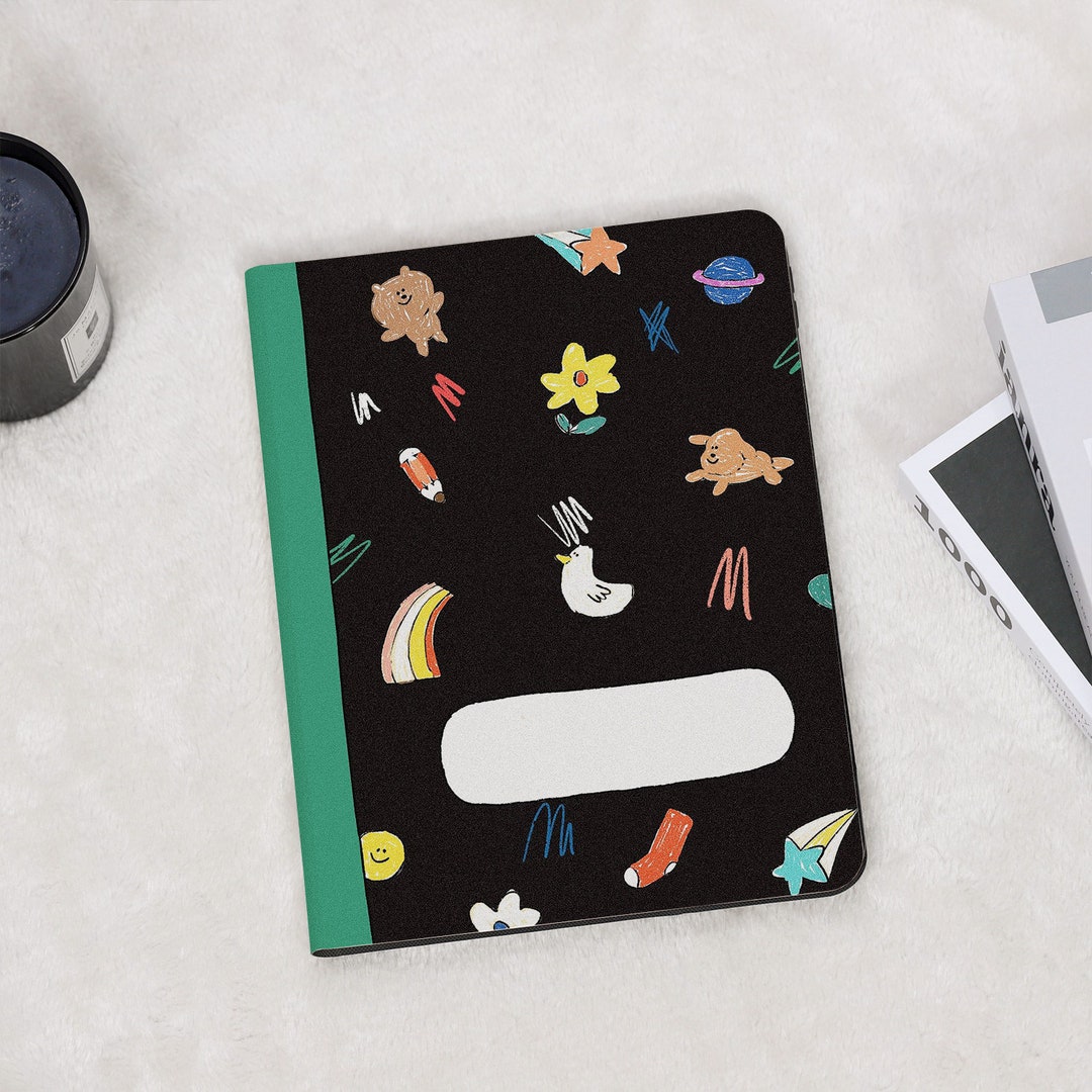 Composition Book iPad Case for Apple iPad 9.7 10.2 Etsy