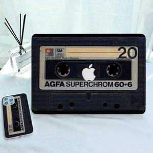 Retro Audio Cassette MacBook Hard Protective Case for Air 15/13/11 M4 A3240 A3241 Laptop Cover for Mac Pro 13 14 15 16 Inch 2025 M5 M3 M2 M1
