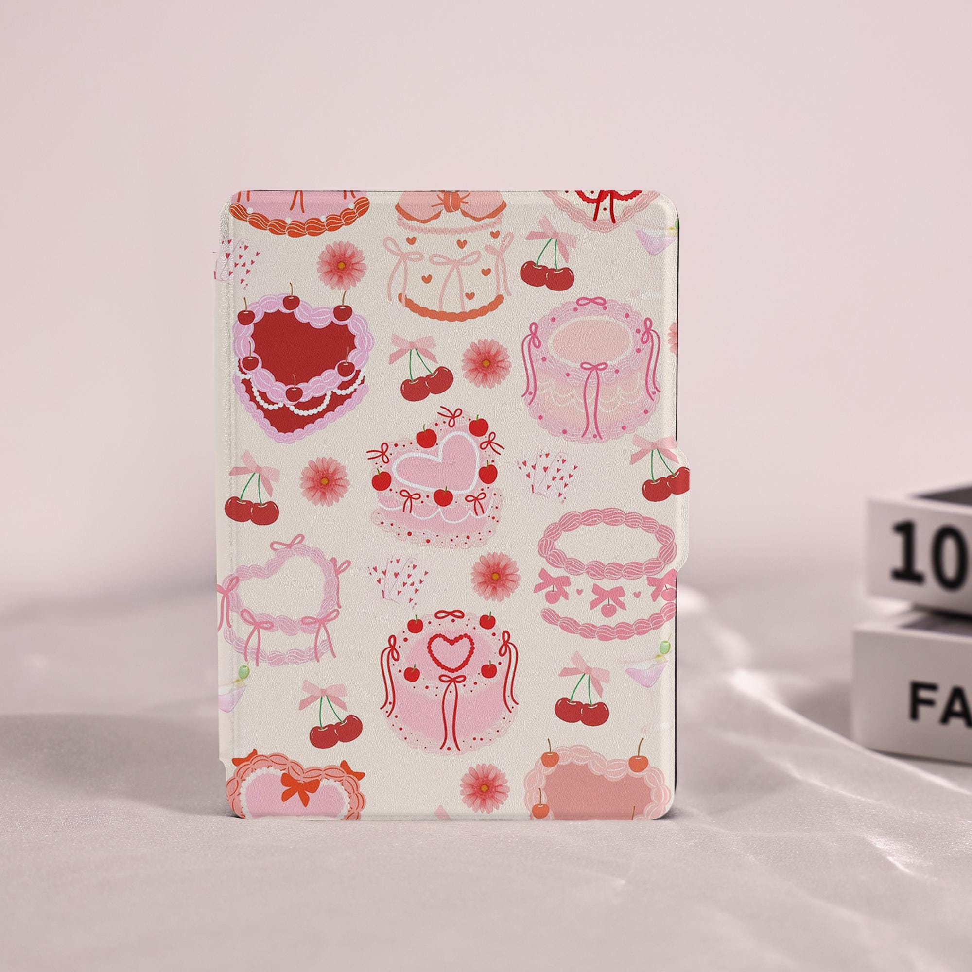 Bow Cake Sweet Collage Cute Kindle Paperwhite Case With Hand Strap for ...