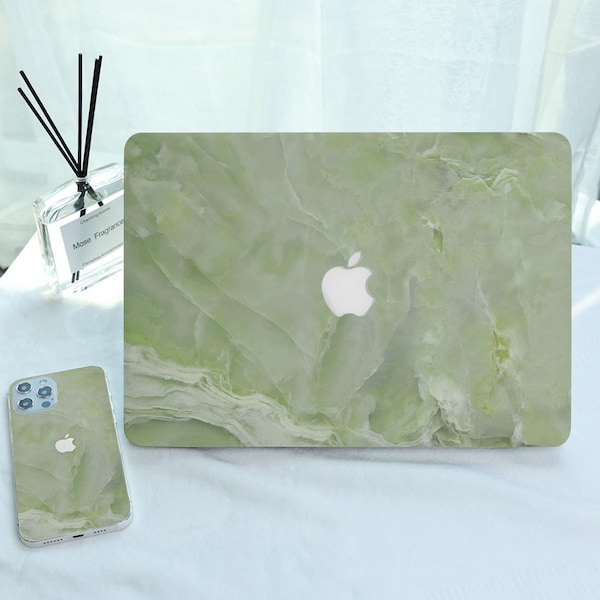Marble Laptop Case Etsy