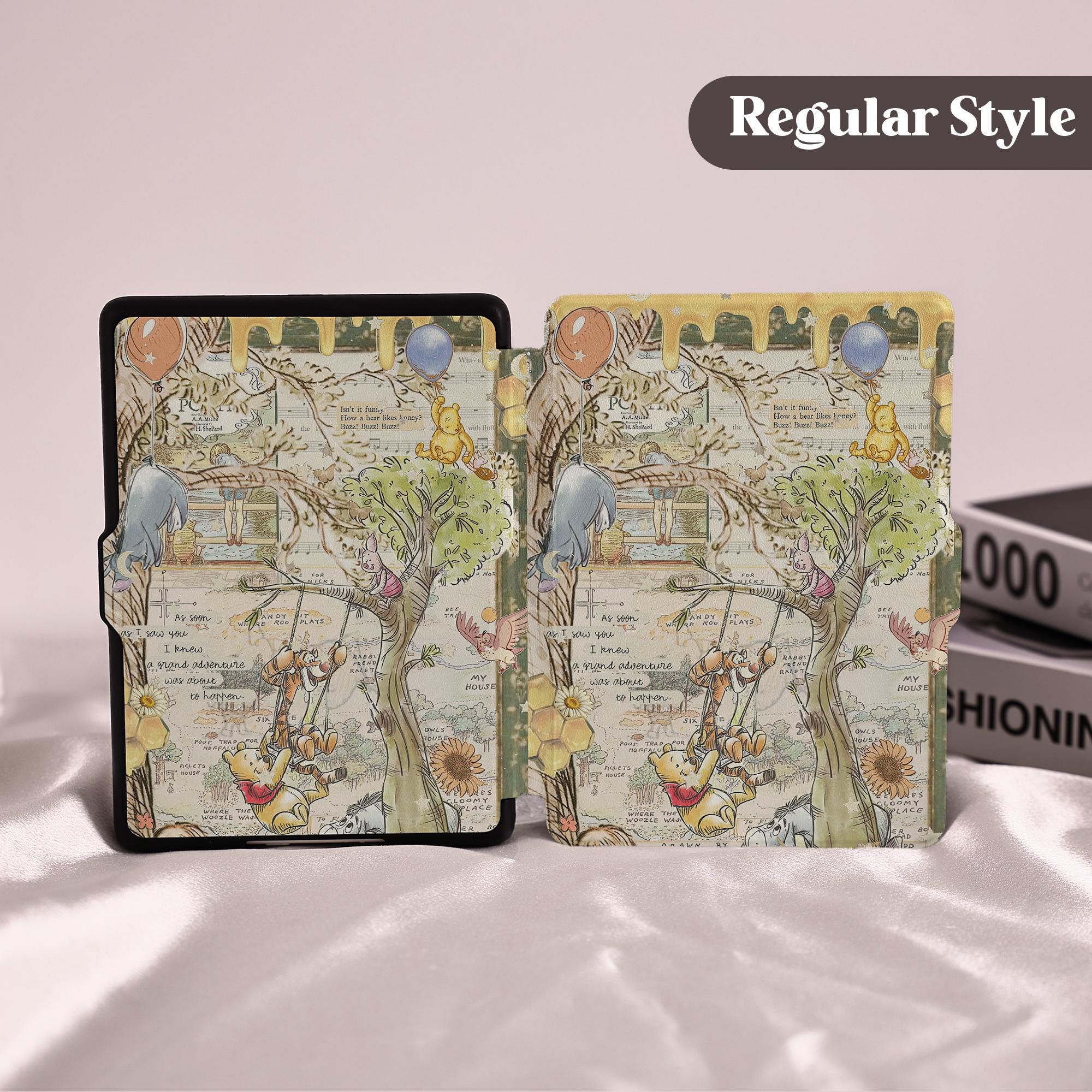 Winnie Pooh Cute Collage Kindle Paperwhite Case for Kindle 6"/6.8"/7 ...