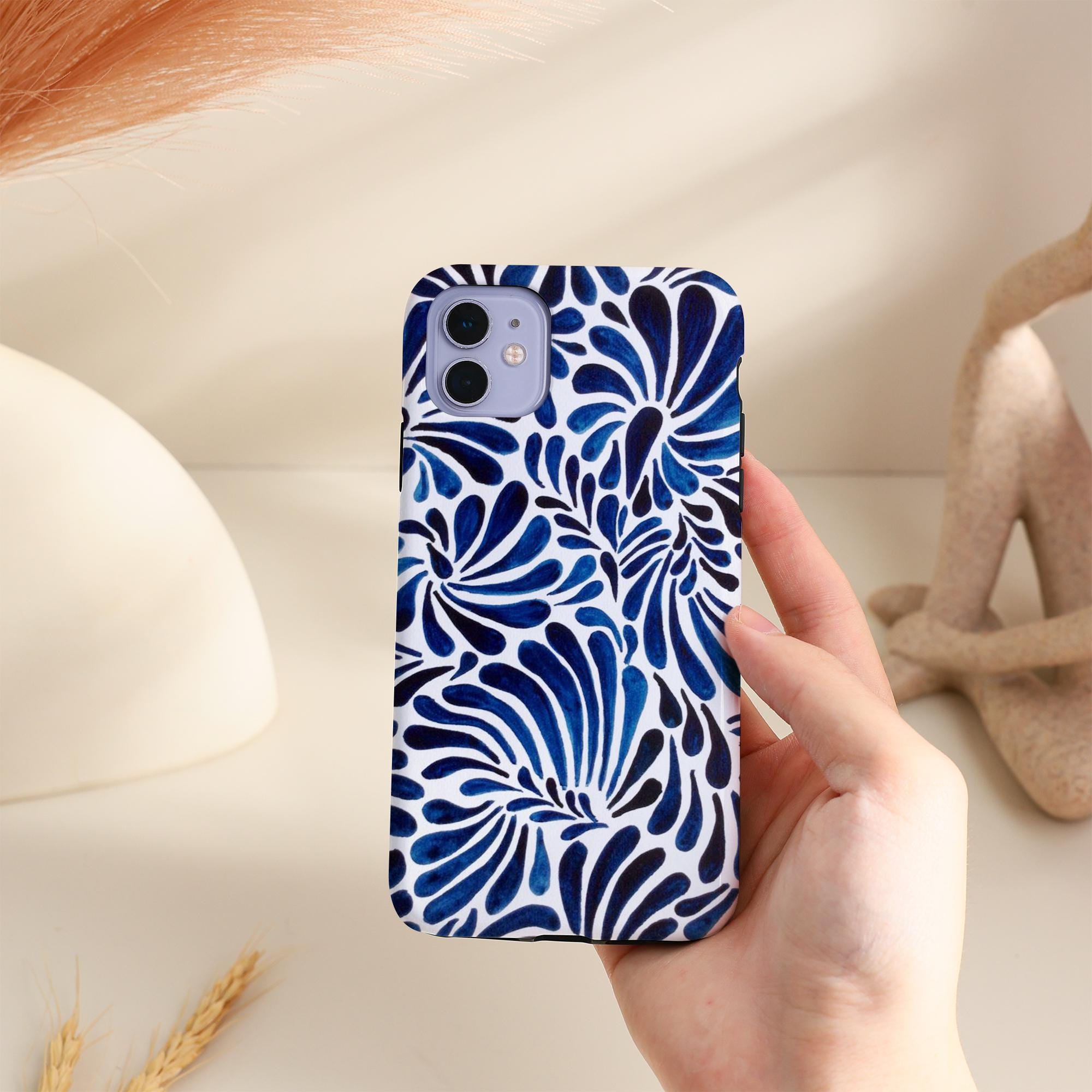 Coque Housse Fleurs Flowers Design Pour IPhone 4/4S - Protection Anti-chocs, Fabriqué En France