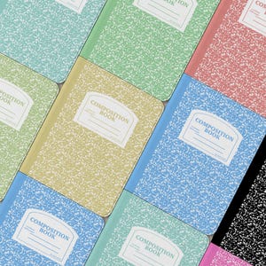 Custodia per Apple iPad con design a quaderno multicolore e portapenne per iPad A16 11/10/9a generazione Air/Pro 11" 13" M4 Mini 6/A17 Pro