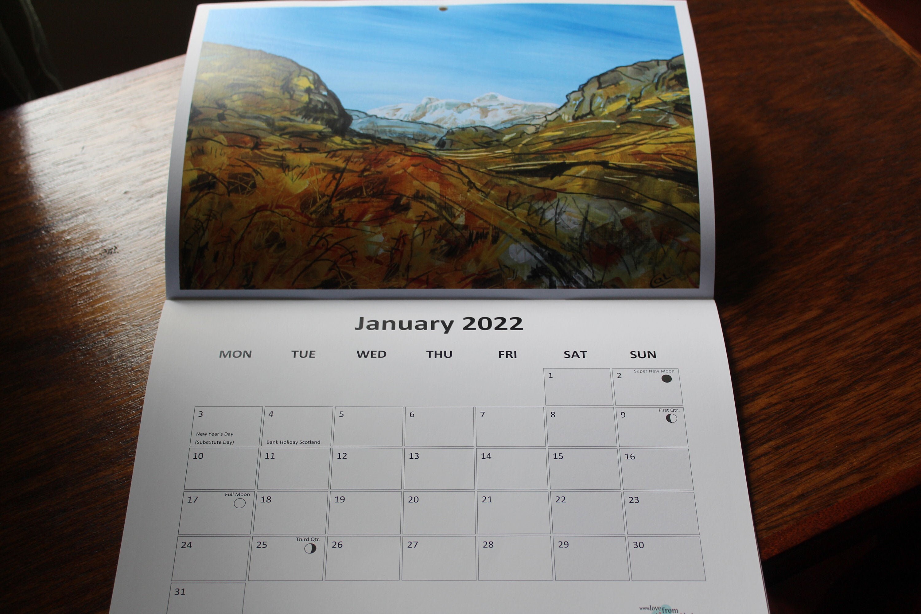 2022 Lake District Landscapes Calendar Etsy