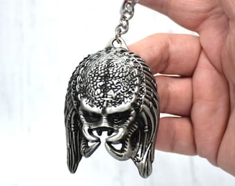 Predator Keyring, Alien vs Predator, Predator 2, Scar Bio, Celtic Bio, Chopper Bio, Tracker Bio, Falcon Bio, Predator Fan Art Fan Gift