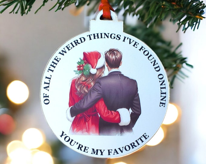 Couple's Christmas Ornament - Gift for Married Couple - Gift for Spouse - Gift for Wife - Gift for Husband