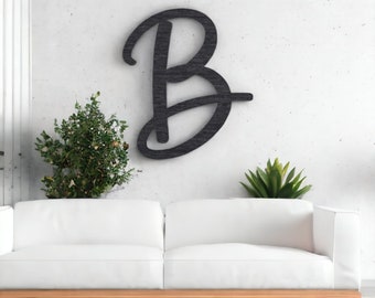 Custom Wooden 4" to 36" Single Letters Wall Decor