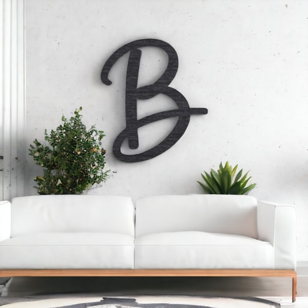 Custom Wooden 4" to 36" Single Letters Wall Decor