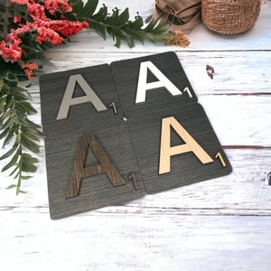 4x4 Inch Scrabble Tile Letters - Wall Art - Wall Decor