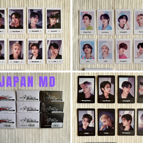 Stray Kids Official Japan Photocards Seasons Greetings 2024 5 Star Dome Tour Bang Chan Lee Know Hyunjin Changbin Felix IN Seungmin Han