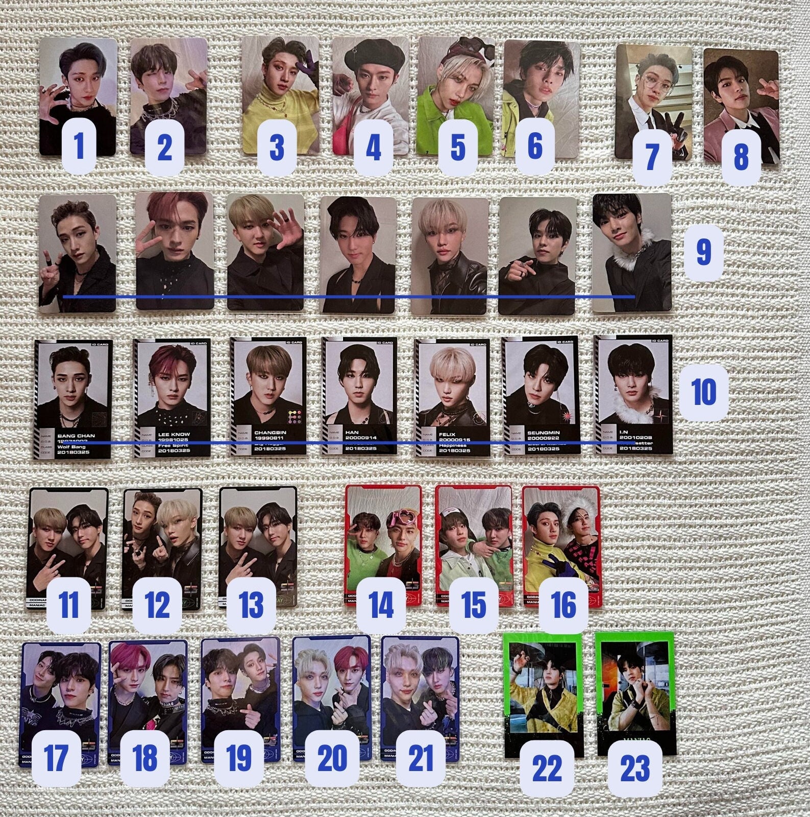 NEW Stray Kids Oddinary Album Photocard Official Changbin