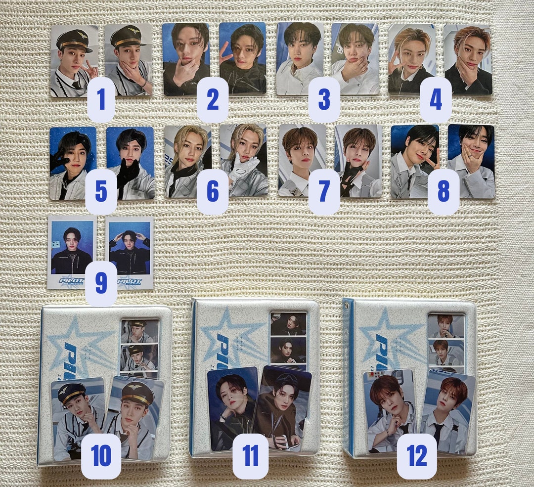 NEW Stray Kids Official 3rd Fanmeeting Pilot Photocard