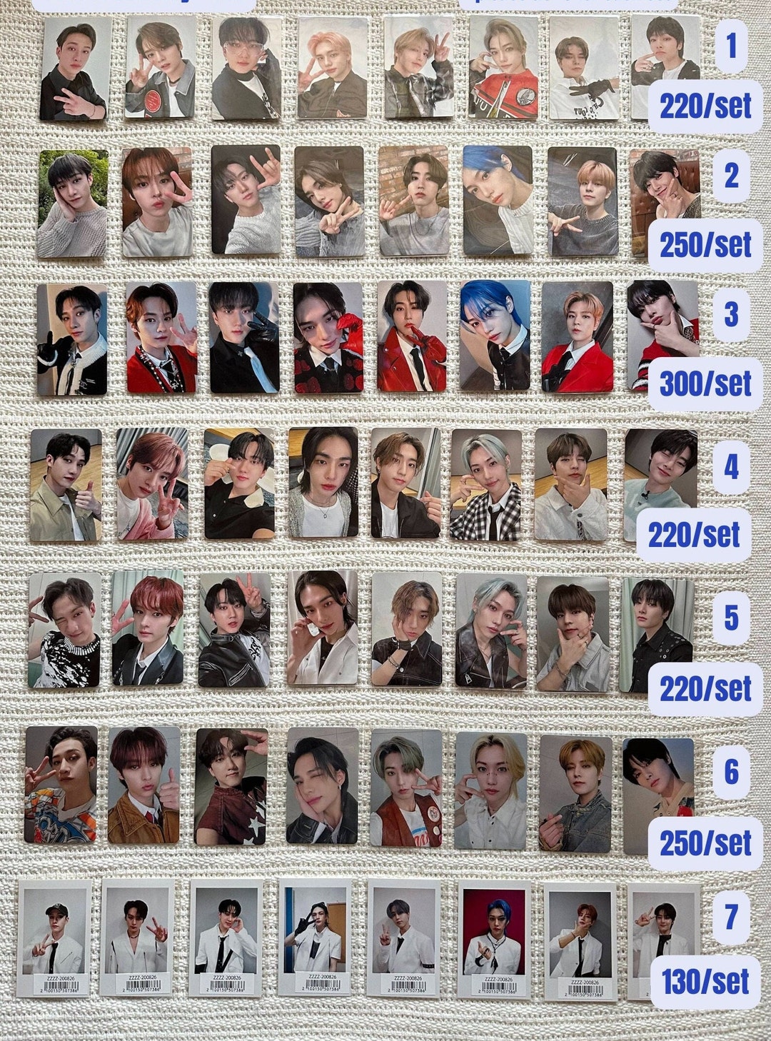 NEW Stray Kids Official Japan Photocards Bang Chan Lee Know