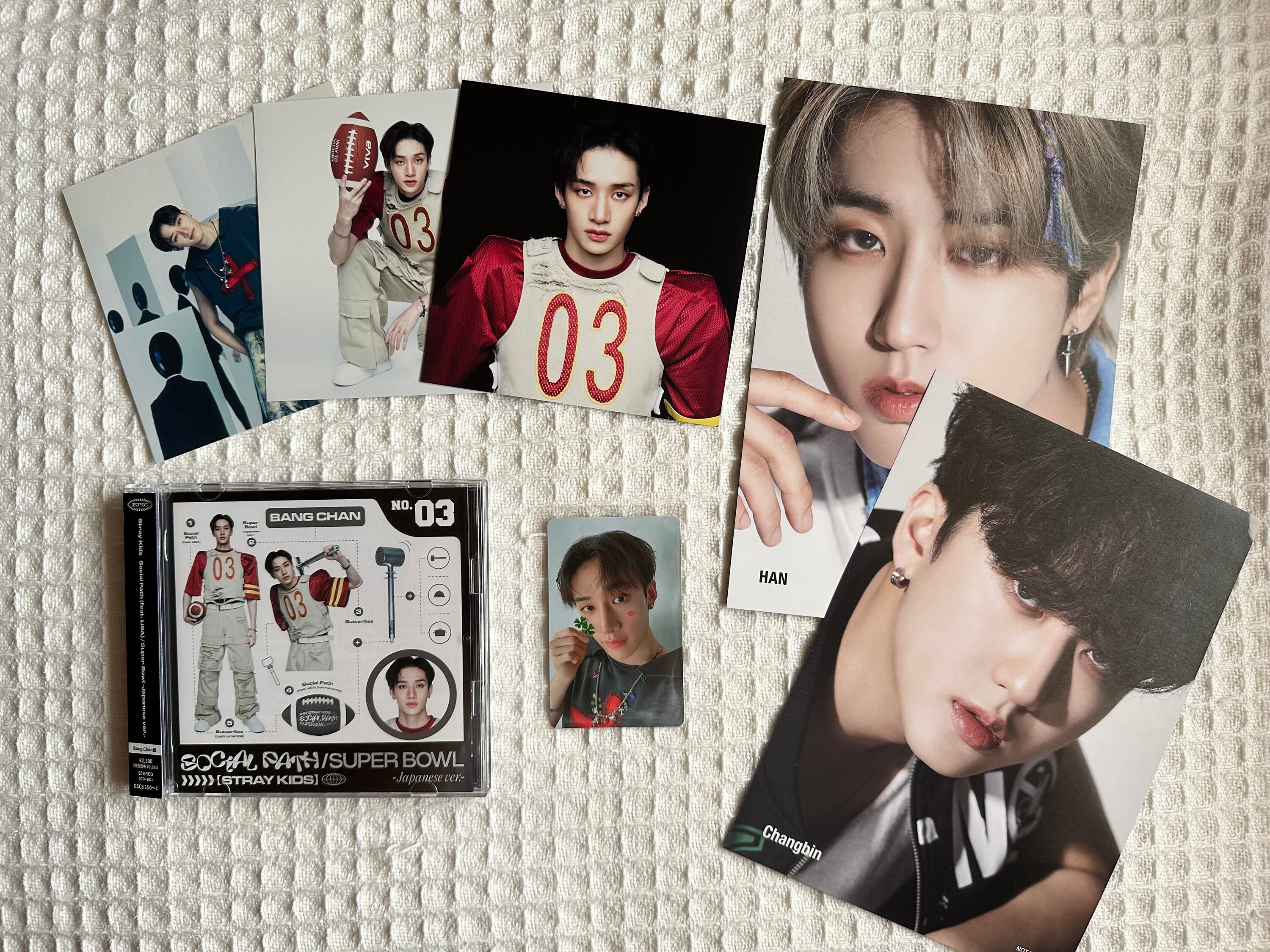 NEW Stray Kids Official Social Path Photocard Super Bowl
