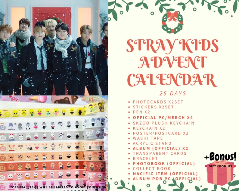 Calendrier De Bureau 2026 Stray Kids - 13x23 Cm, Photos K-Pop, Décoration Bureau Fan, Cadeau Fan SKZ