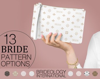 Pochette da sposa / Regalo per addio al nubilato in pelle vegana