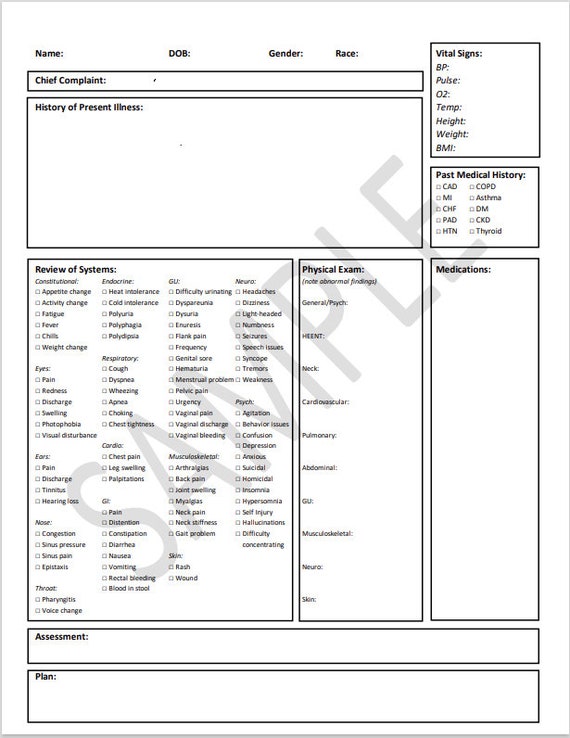 Basic SOAP Note