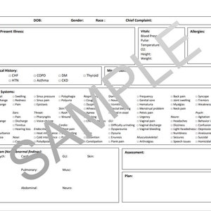 Basic SOAP Note - Landscape