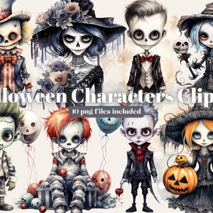 Halloween clipart, Cute Halloween clipart, Halloween character clipart, Halloween png, Card making, Scrapbooking, Halloween Sublimation