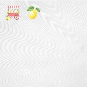 Lemonade Stand Clipart, Summer Kids Clipart, Lemon Clipart PNG, Cute Summer Graphics, Commercial Use Clipart, Scrapbook PNG image 5
