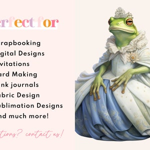 Fairytale Frog Watercolor Clipart, Fairytale Clipart PNG, Fantasy Frog ...
