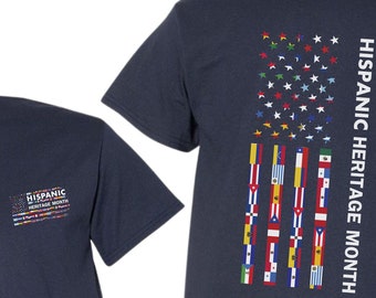 Hispanic Heritage Month Shirt, Yo Soy Tshirt, Latina Shirts, Gifts for Hispanic Americans, Spanish Heritage Flag T-Shirt, Unisex Tee