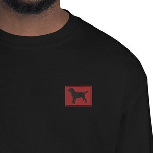 Black Lab Sweatshirt Mens Embroidered Shirt, Lab Mom Sweatshirt, Labrador Lover, Gifts for Dog Mama, Labrador Retriever Womens, Unisex Shirt