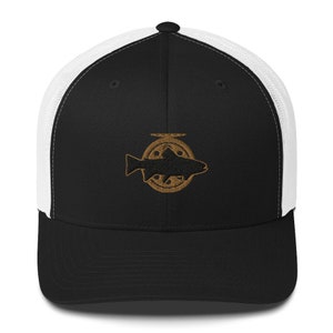 Fly Fishing Trucker Hat, Fly Fishing, Fly Fishing Gifts, Gift for Fly Fisherman, Fishing Hat, Trout Fishing,  Fly Reel Hat,  Snapback Hat