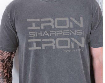 Mens Comfort Colors® Christian Shirt, Bible Verse T-Shirt, Faith Apparel, Godly Gift, Christian Streetwear, Gifts for Dad, Jesus Unisex Tee