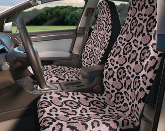 Leopard skin car seat covers discount