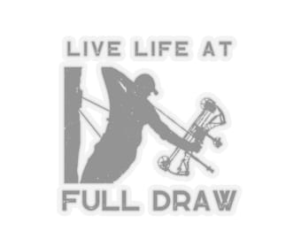 Hunting Sticker, Bowhunting Stickers, Bow Hunt Sticker, Saddle Hunting Sticker, Bowhunter Sticker, Bowhunter Kiss-Cut Stickers