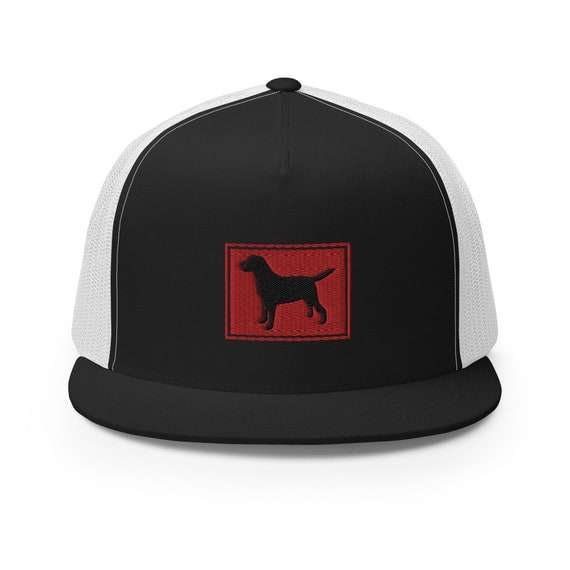 Black Lab Trucker Cap Dog Hat English 