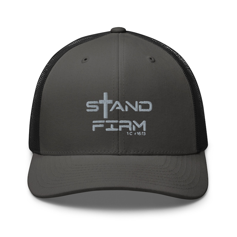 Christian Trucker Hat for Men, Bible Verse Hat, Gift for Christian Dad, Manly Christian Gift, Trucker Cap