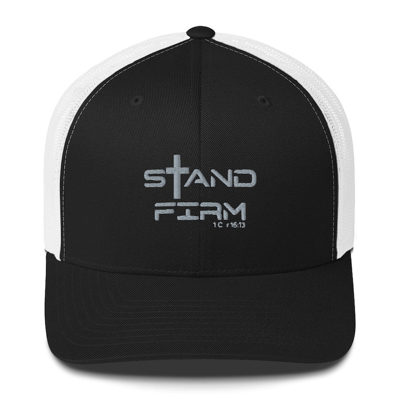Christian Trucker Hat for Men, Bible Verse Hat, Gift for Christian Dad, Manly Christian Gift, Trucker Cap
