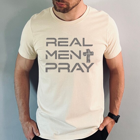 Christian Shirt for Men, Mens Comfort Colors® Tshirt, Trendy Christian Shirts, Christian Streetwear, Pray, Godly Christian Gifts, Unisex Tee
