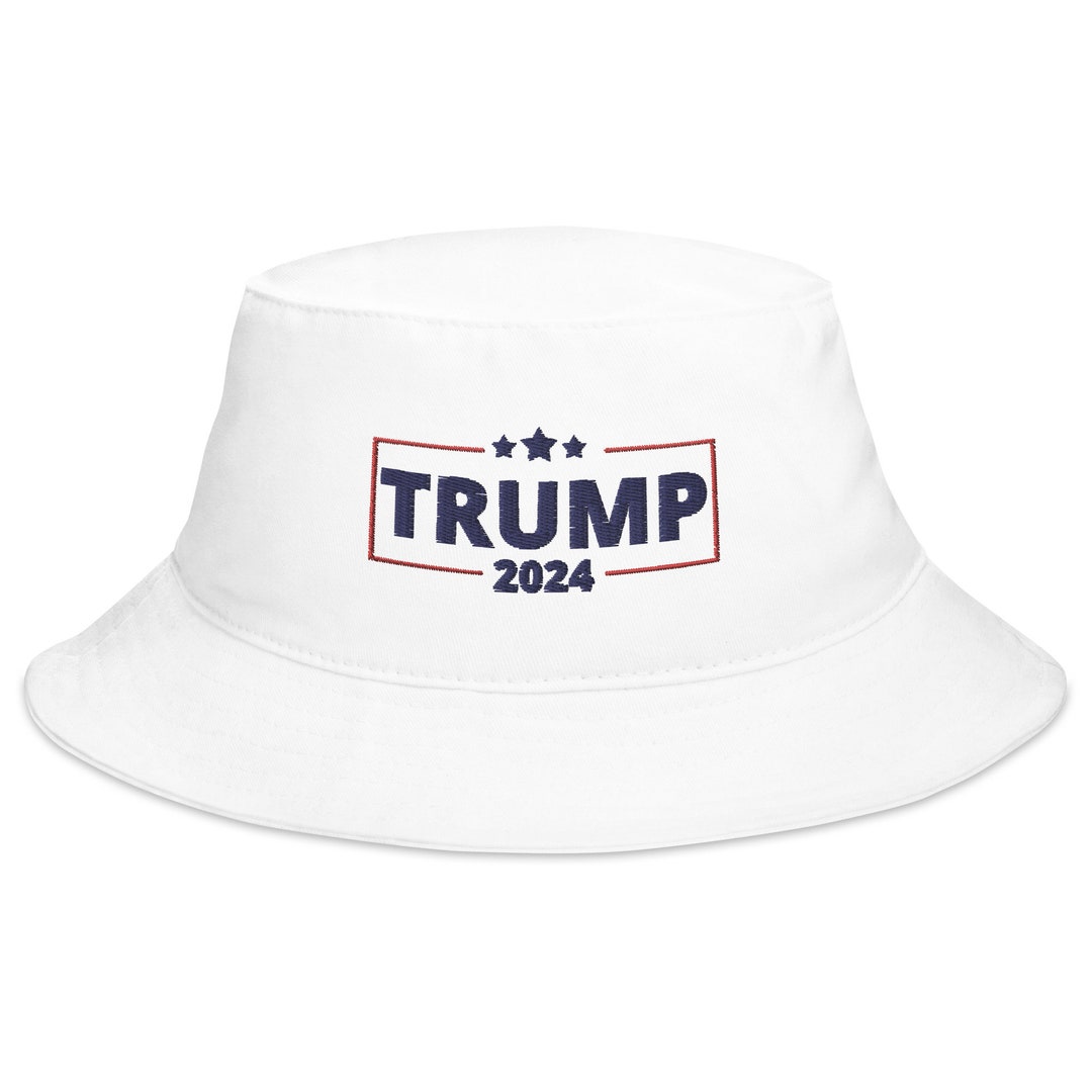 Trump 2024 Hat Embroidered Trump Bucket Hat American Etsy