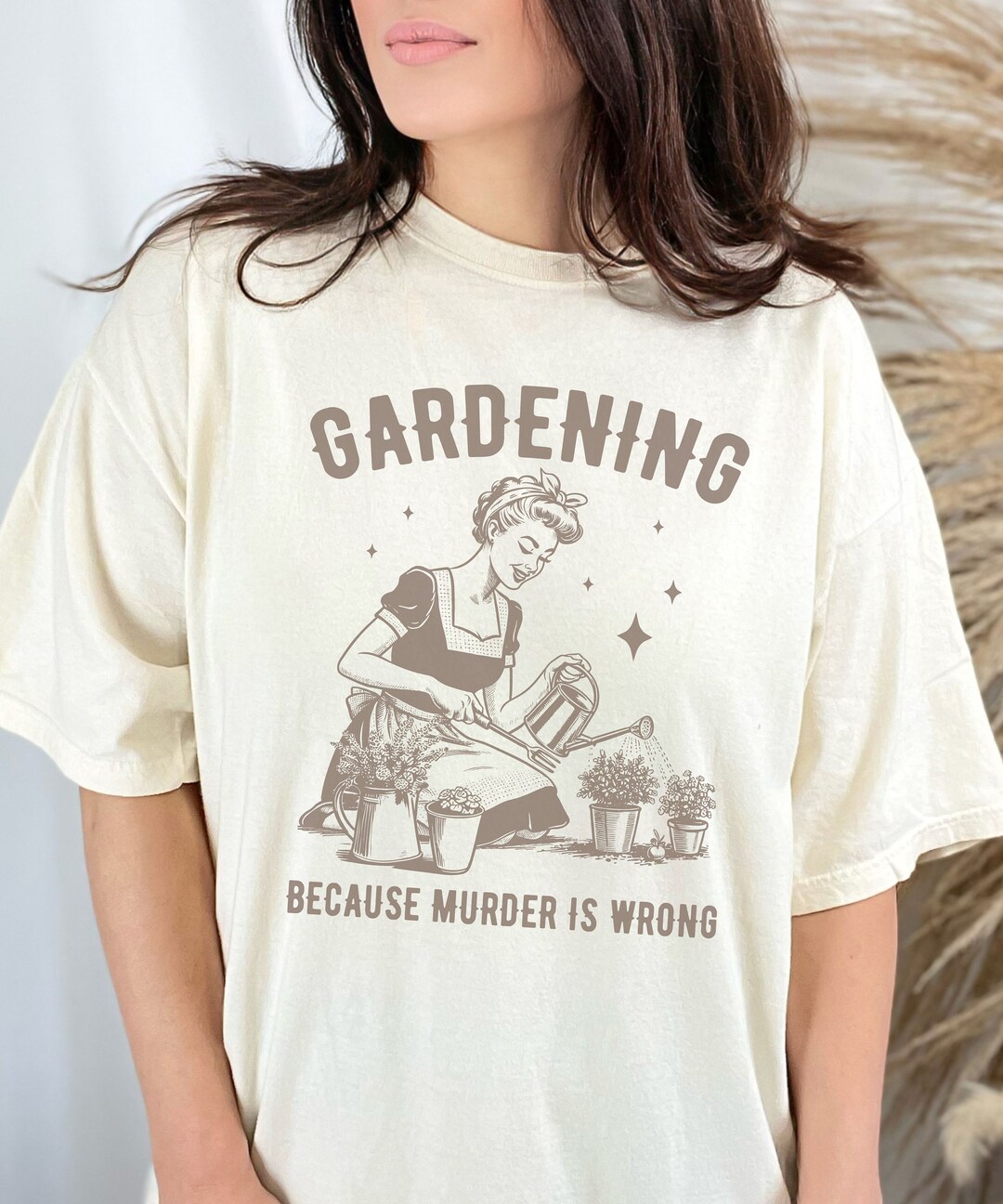 Garden Plant Shirt For Women - Plant Lover T-Shirt, Gardening Graphic Tee, Soft Cotton Blend - Gift For Gardener, Farmer, Plant Mom - View #5