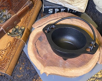 Cast Iron Incense Cauldron, Smudge Pot, Home Decor