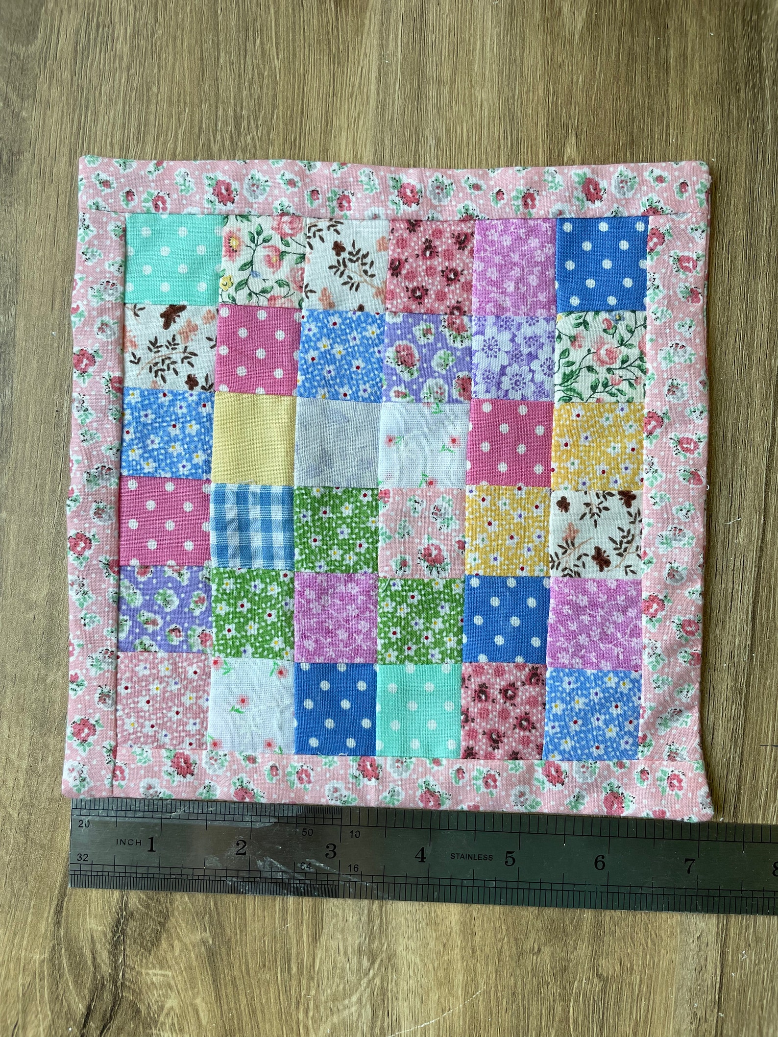 Dollhouse Miniature Bedding Patchwork Quilt Etsy