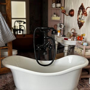 Dollhouse Miniature 1:12 Bathtub